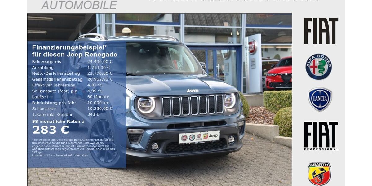 Jeep Renegade 24.852 km 23.990 &euro; Marpingen 66646
