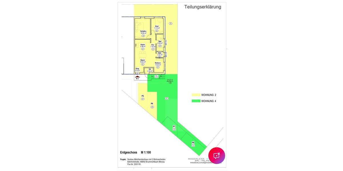 Maisonettenwohnung Bruchmühlbach-Miesau Miesau - 4 Zimmer, 103 m&sup2;, 360.500&euro; | Angebot:26563828