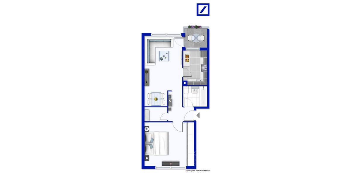 Etagenwohnung Landstuhl Atzel - 2 Zimmer, 54 m&sup2;, 109.000&euro; | Angebot:25687091