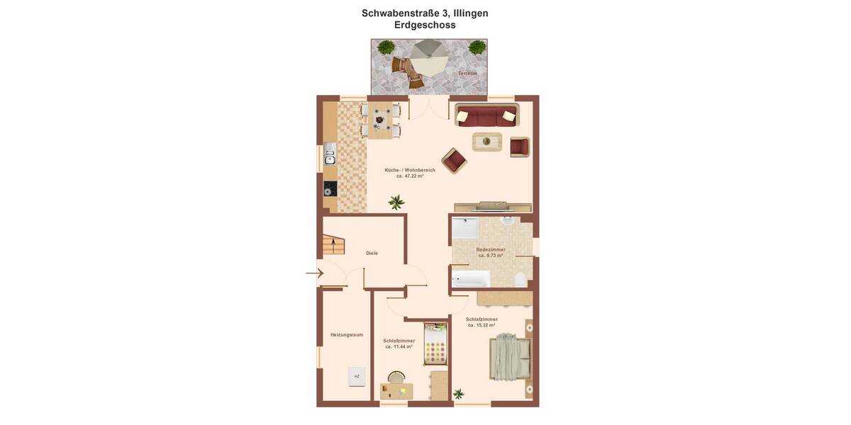 Mehrfamilienhaus, Wohnhaus Illingen / Hüttigweiler Hüttigweiler - 6 Zimmer, 181 m&sup2;, 580.000&euro; | Angebot:26500250
