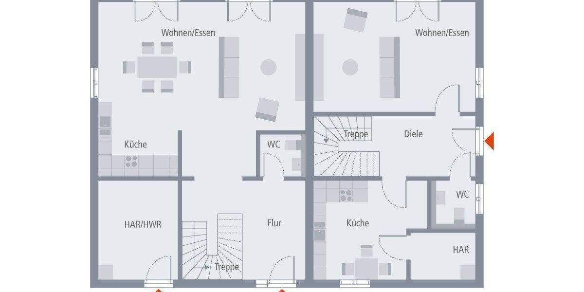 Mehrfamilienhaus, Wohnhaus Eppelborn - 7 Zimmer, 250 m&sup2;, 645.900&euro; | Angebot:25683825