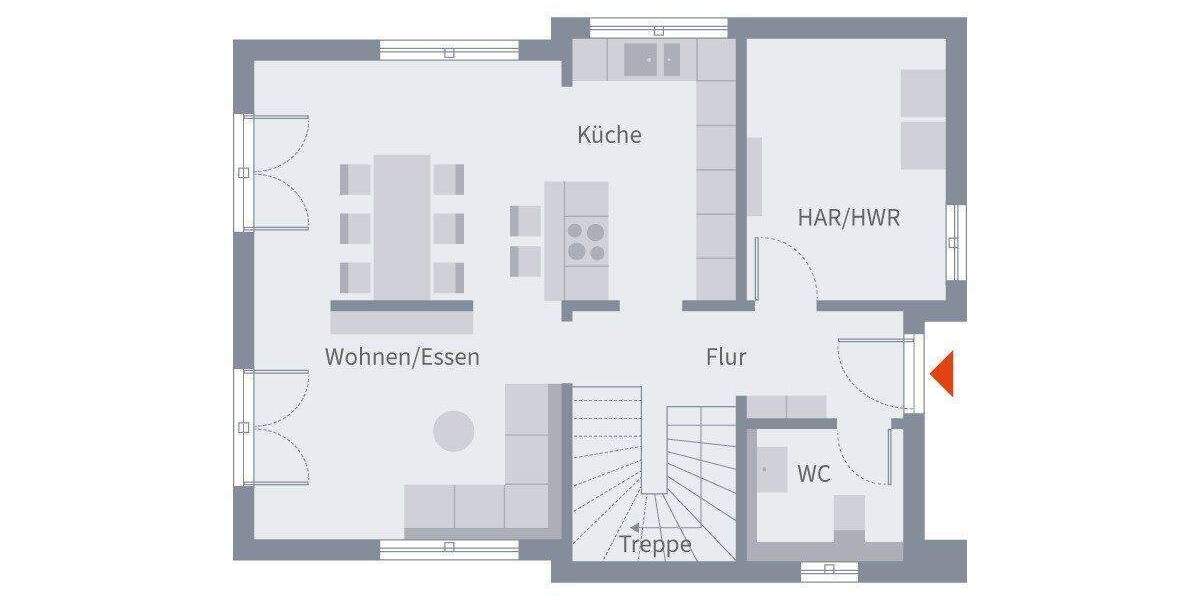 Einfamilienhaus Neunkirchen Saar Ludwigsthal - 3 Zimmer, 131 m&sup2;, 383.900&euro; | Angebot:25672375