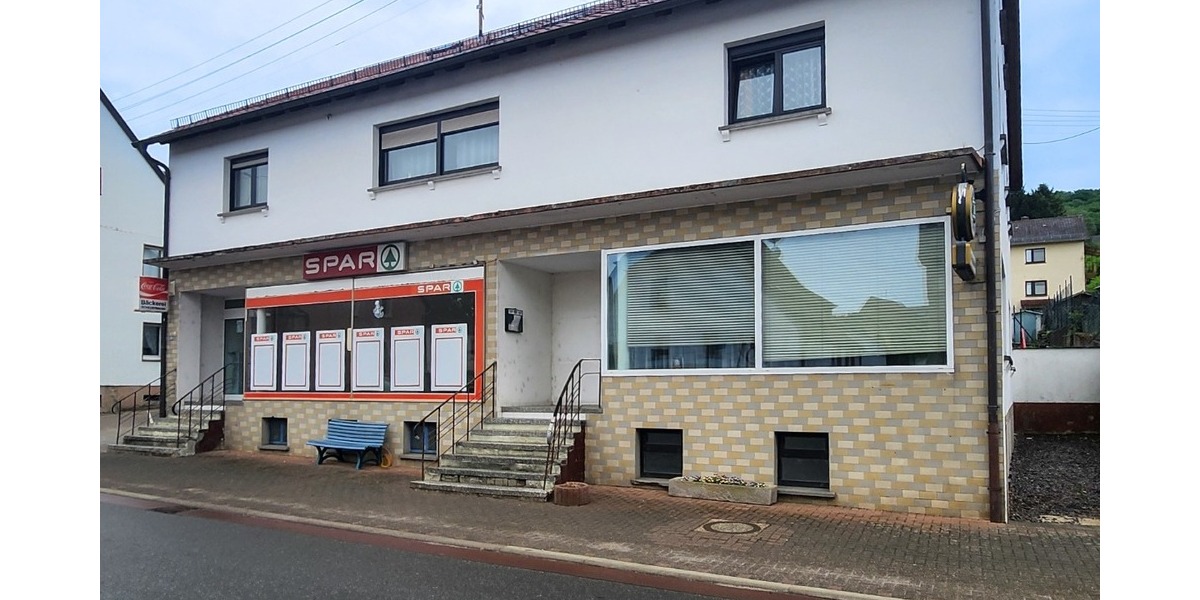 Wohn- und Geschäftshaus mit CaféLadenfläche und zwei Wohneinheiten in Steinbach am Glan - Zweifamilienhaus Steinbach am Glan | Angebot:26737427
