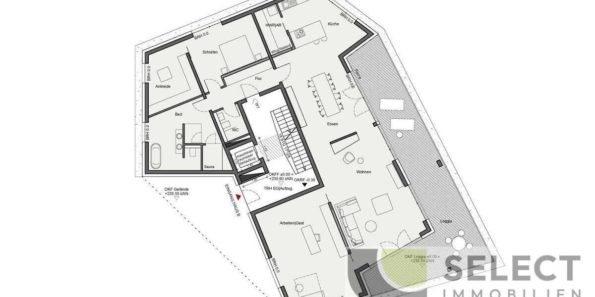 Etagenwohnung Saarbrücken Alt-Saarbrücken - 5 Zimmer, 242 m&sup2;, 1.063.000&euro; | Angebot:26201821