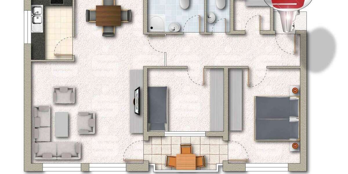 Etagenwohnung Ottweiler - 3 Zimmer, 88 m&sup2;, 175.000&euro; | Angebot:26795367