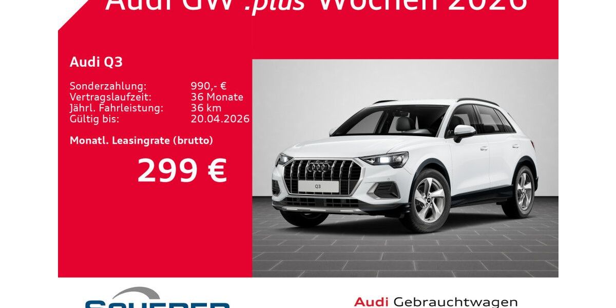 Audi Q3 15.540 km 36.990 &euro; Homburg 66424