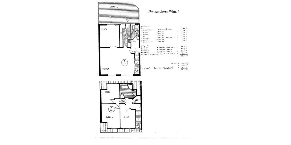 Etagenwohnung Saarbrücken Brebach-Fechingen - 5 Zimmer, 155 m&sup2;, 195.000&euro; | Angebot:26111977