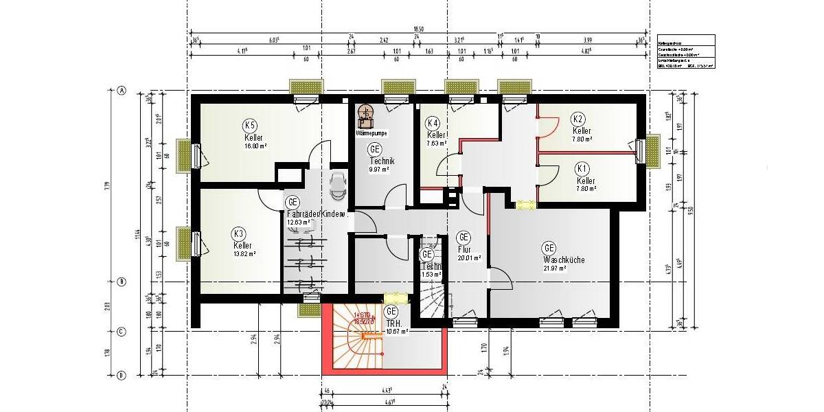 Etagenwohnung Saarbrücken Alt-Saarbrücken - 3 Zimmer, 80 m&sup2;, 376.000&euro; | Angebot:26472734
