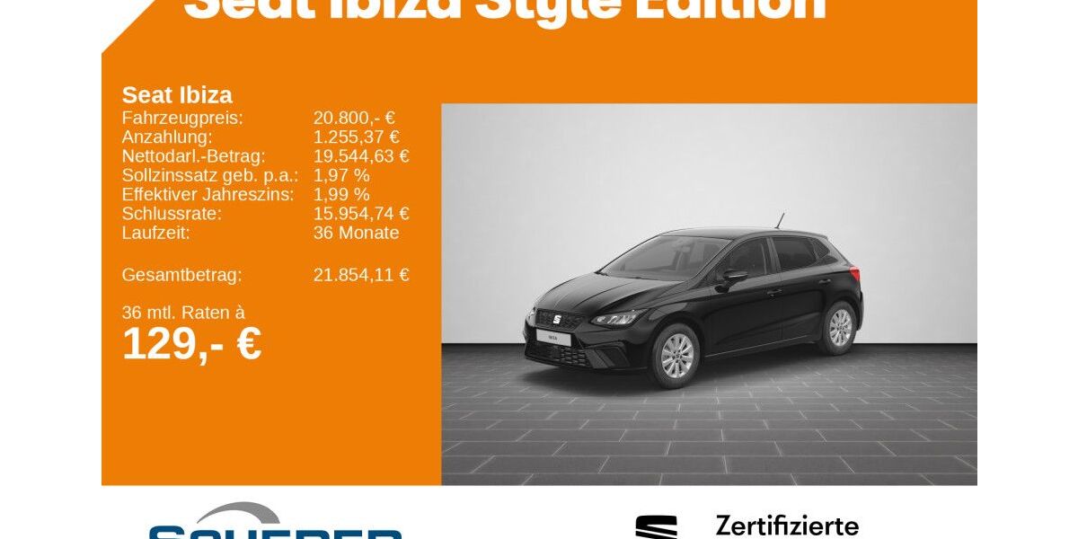 Seat Ibiza 10.580 km 19.790 &euro; Saarbrücken 66115