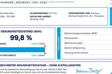 Mercedes-Benz EQA 9.174 km 37.350 &euro; Zweibrücken 66482