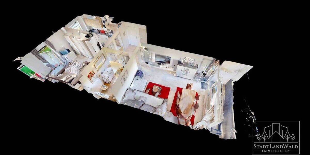 Etagenwohnung Pirmasens Innenstadt - 2 Zimmer, 61 m&sup2;, 93.500&euro; | Angebot:26886652