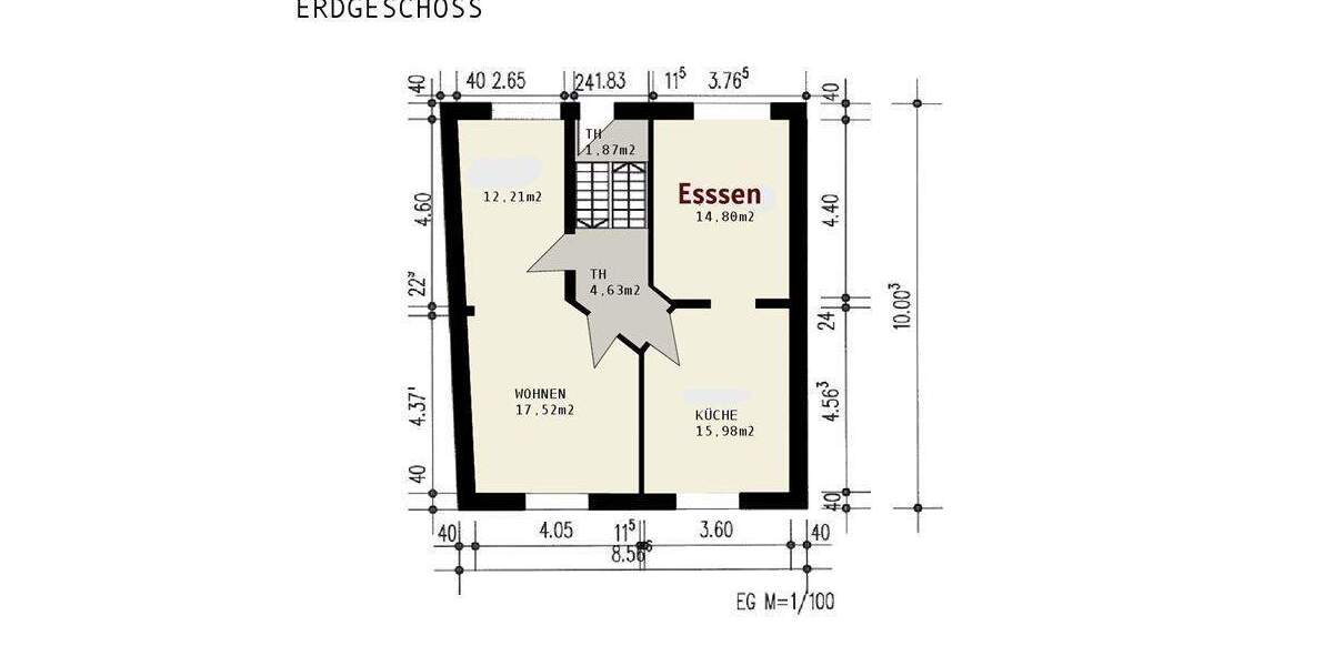 Reihenmittelhaus Eppelborn Humes - 6 Zimmer, 131 m&sup2;, 219.000&euro; | Angebot:25661324