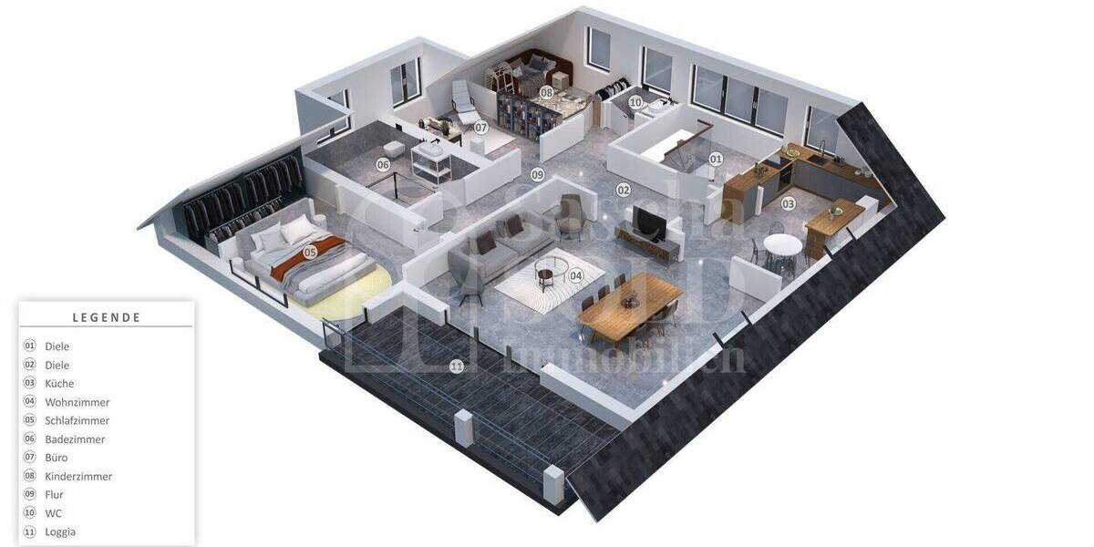 Hochwertige Wohnung mit 4 Zimmer, Loggia, Stellplatz in Kirkel-Neuhäusel - Etagenwohnung Kirkel Kirkel-Neuhäusel | Angebot:26120748