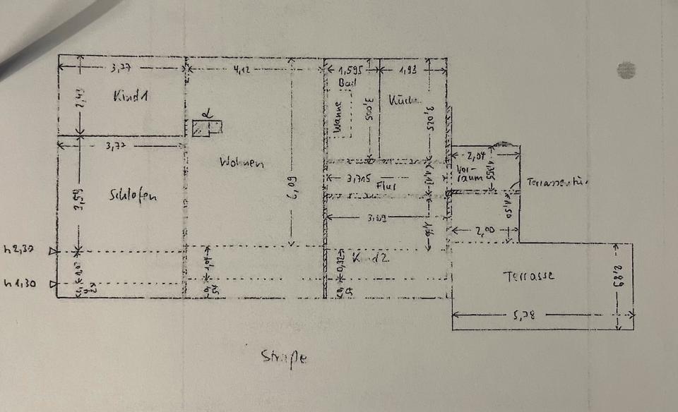 Dachgeschoßwohnung Friedrichsthal - 4 Zimmer, 90 m&sup2;, 750&euro; | Angebot:24651021